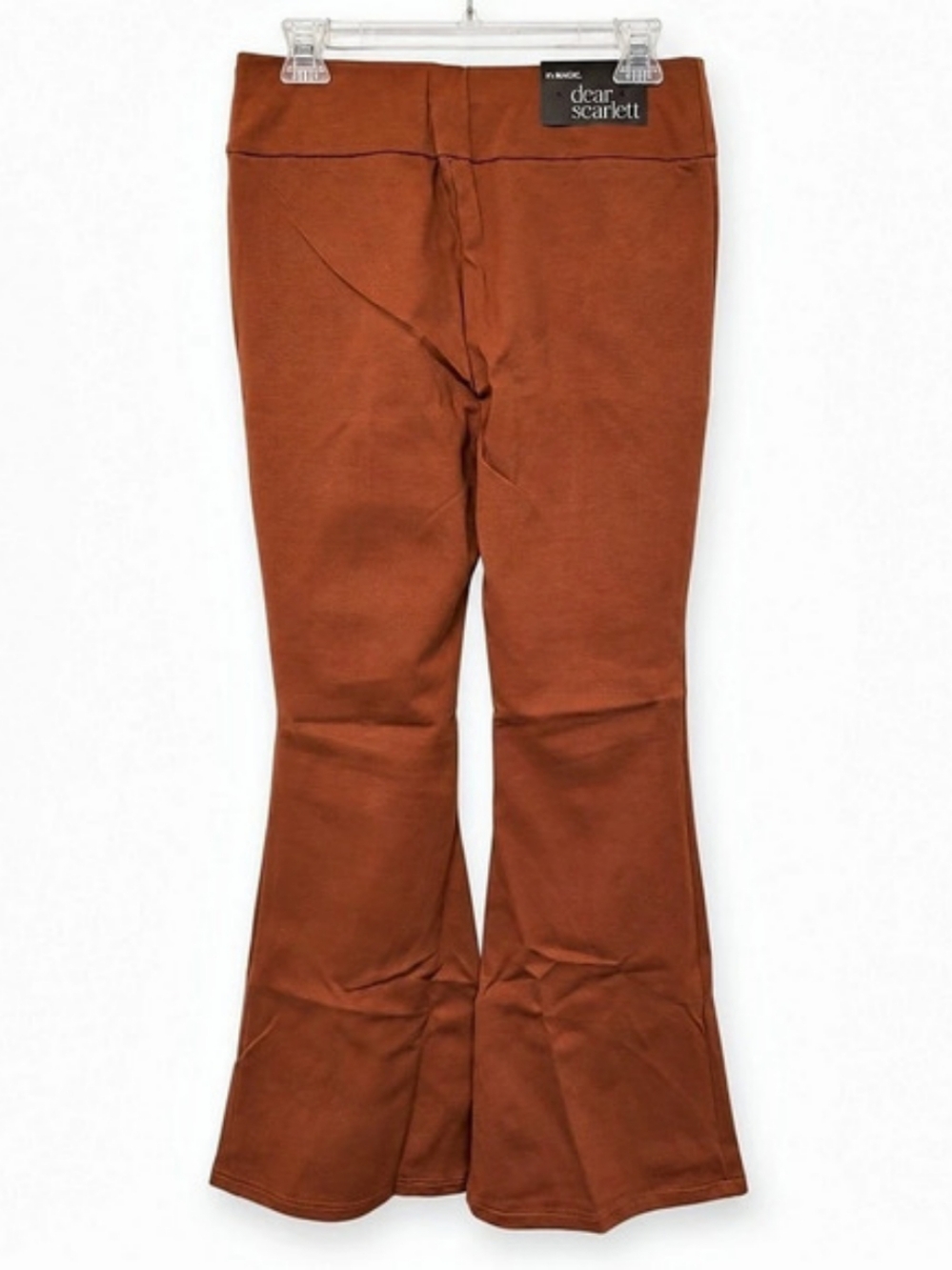 Dear Scarlett Magic Flare Pants Rust Brown - Picture 3 of 3